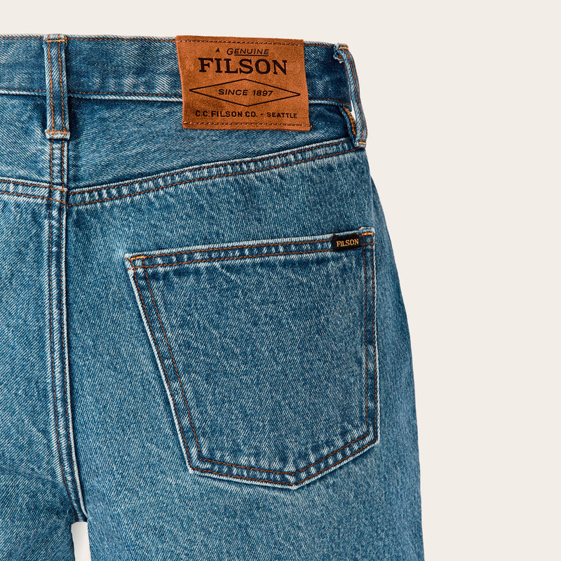 Women's 14-oz. straight-leg jeans by Filson | Vintage indigo (Blue)