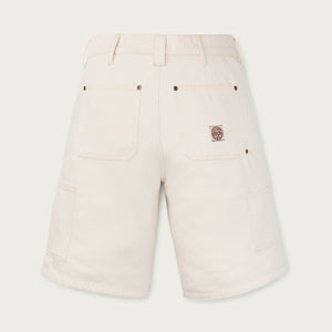 Women's reverse sateen supply shorts by Filson | Natural seed (White)