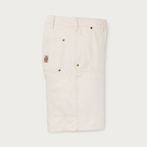 Women's reverse sateen supply shorts by Filson | Natural seed (White)