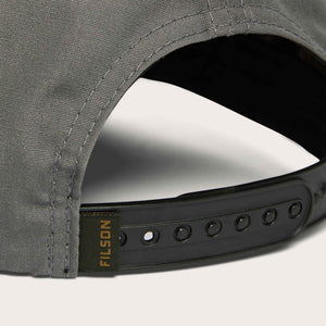 Rope trucker cap by Filson | Charcoal scenic patch (Grey)