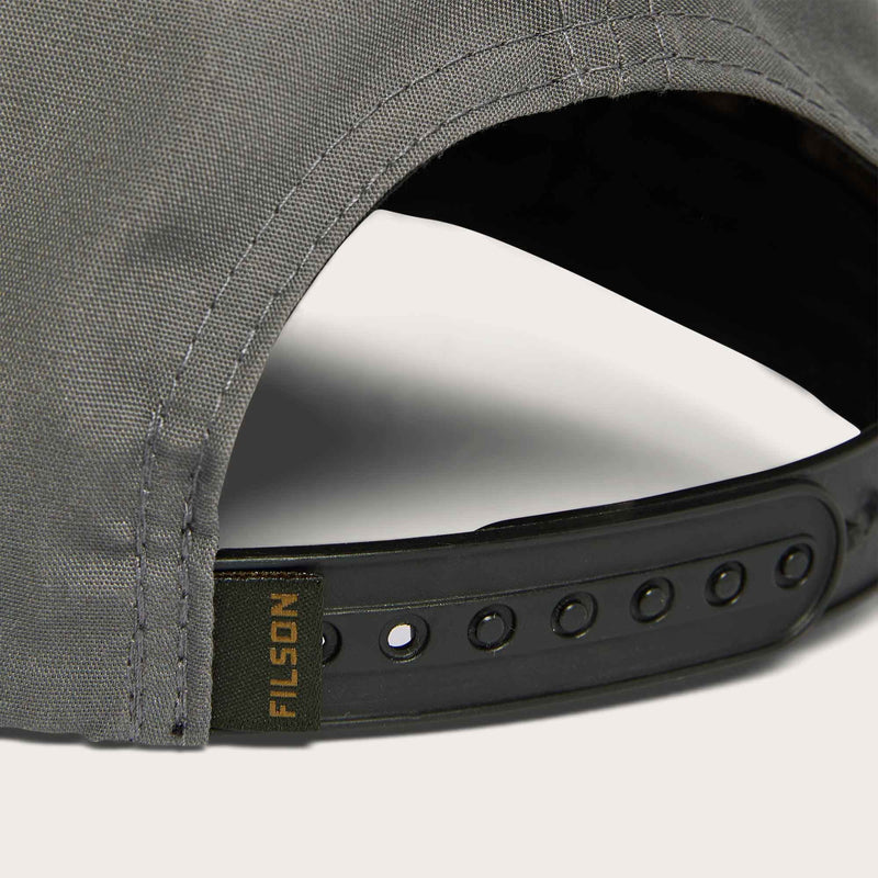 Rope trucker cap by Filson | Charcoal scenic patch (Grey)