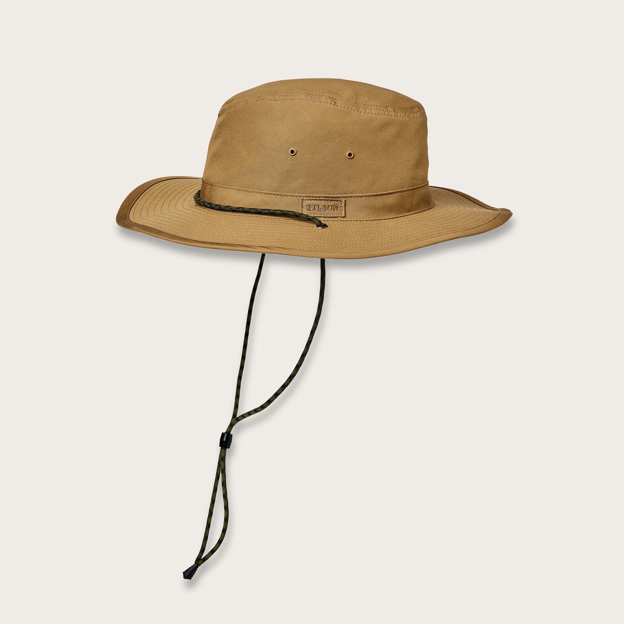 Filson Twin Falls Travel Hat, For Men, Beige Hats