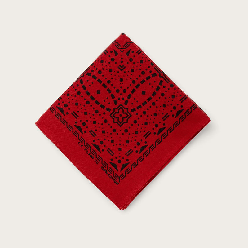 Boot track bandana by Filson | Red (Red)