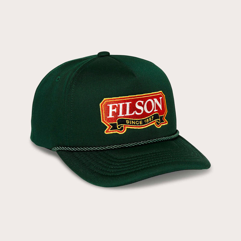 Harvester cap by Filson | Spruce ribbon (Green)