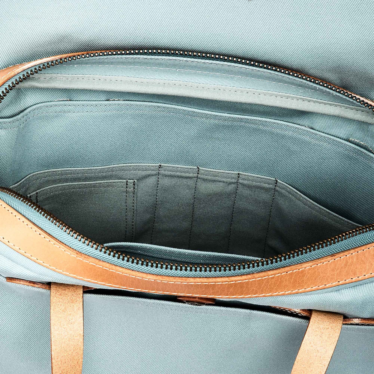 Rugged twill original briefcase by Filson Lake green (Green)