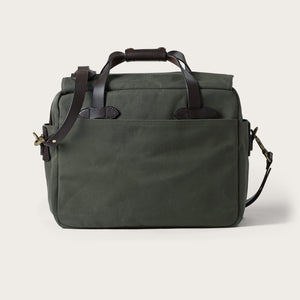 Rugged twill padded computer bag by Filson | Otter green (Green)