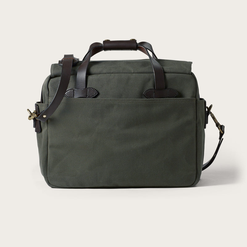 Rugged twill padded computer bag by Filson | Otter green (Green)