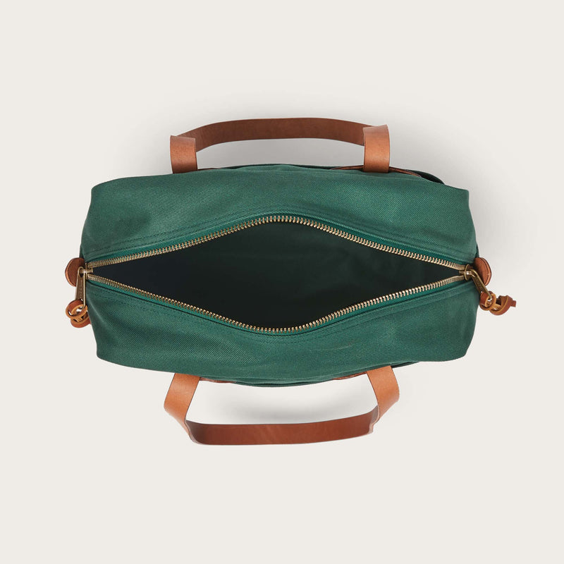 Rugged twill tote bag with zipper by Filson | Hemlock (Green)