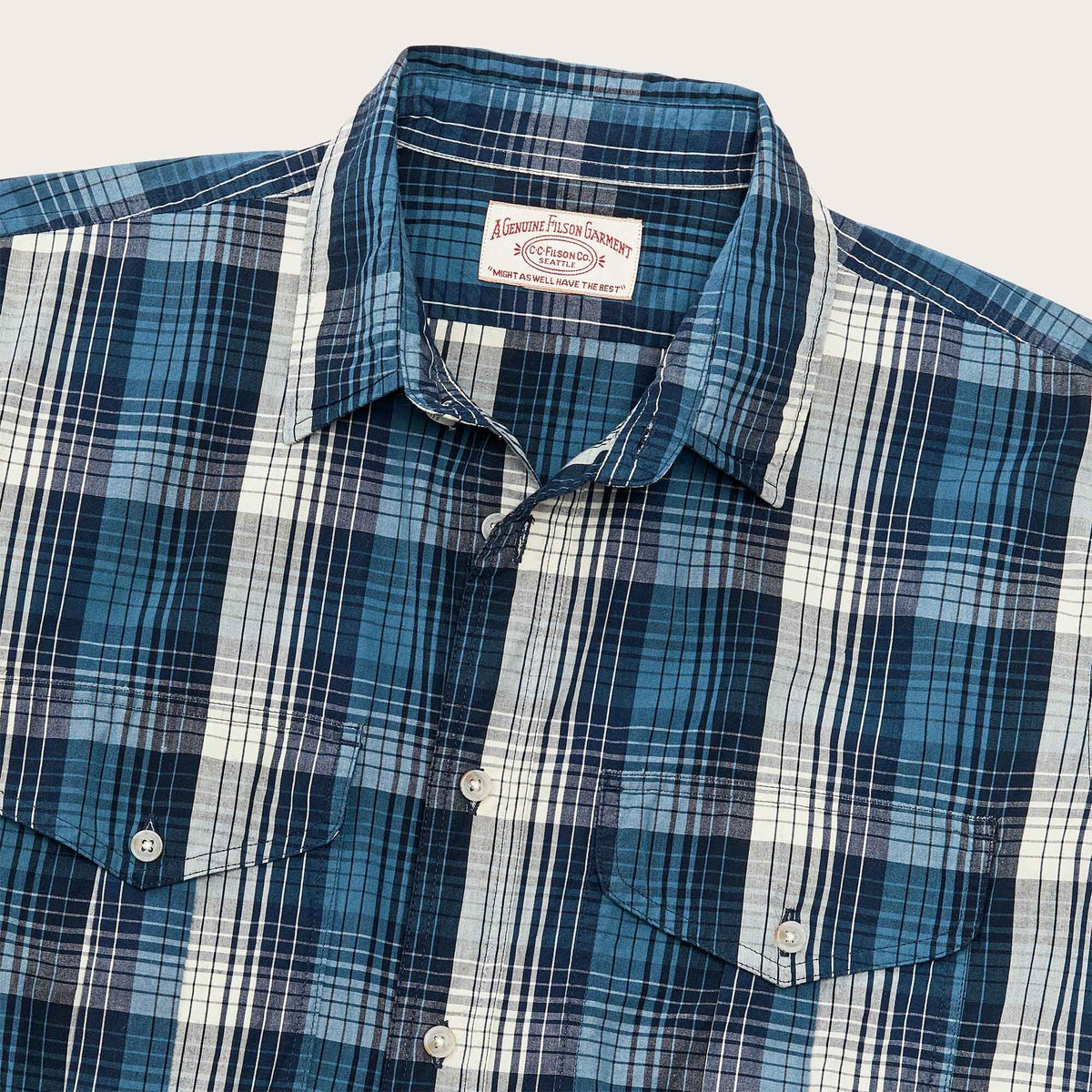 WASHED SS FEATHER CLOTH SHIRT – Filson Europe