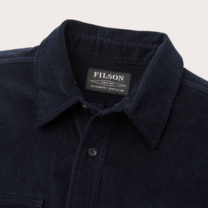 12-wale corduroy shirt by Filson | Dark navy (Blue)