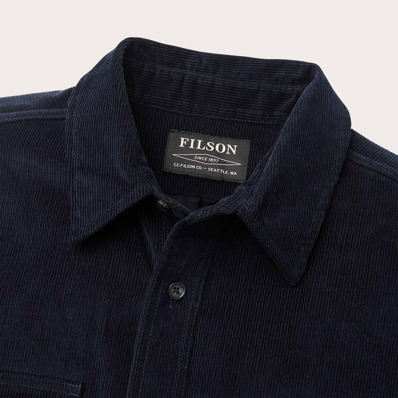 12-wale corduroy shirt by Filson | Dark navy (Blue)