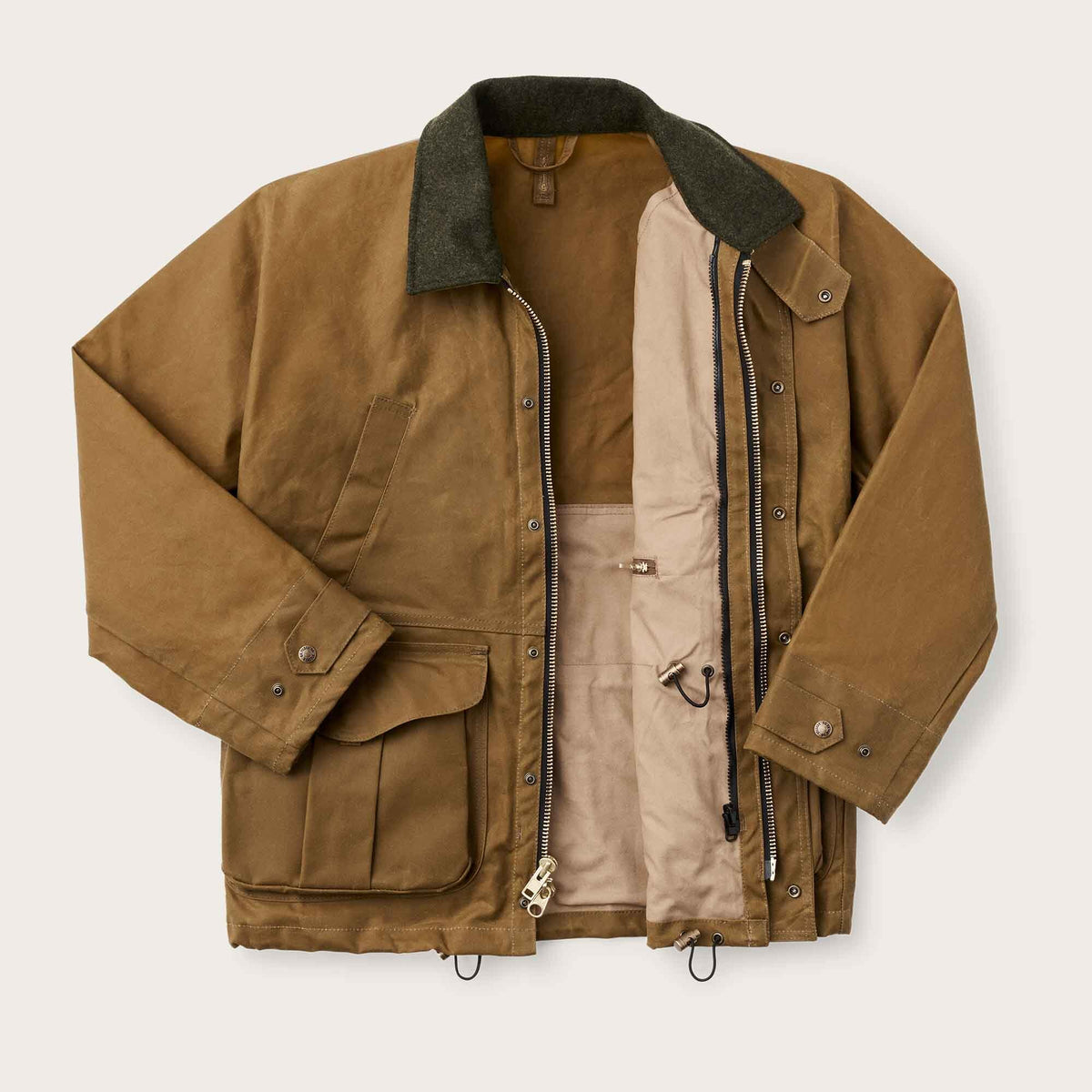 Tin cloth field jacket by Filson Dark tan (Beige)