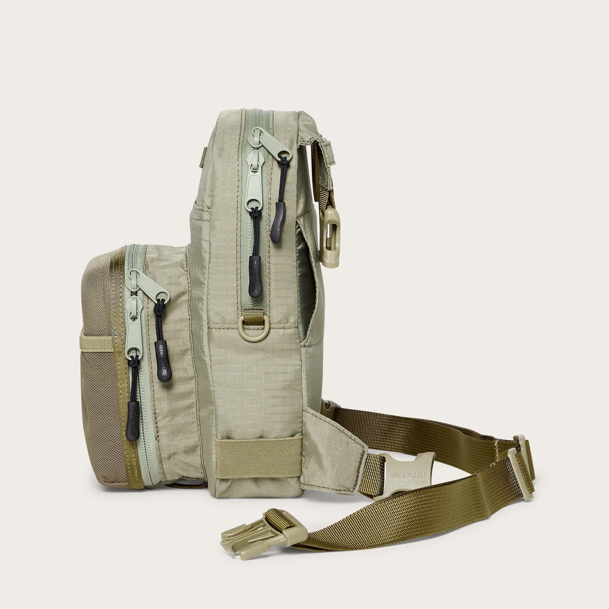 Filson 100% Waterproof Fly Fishing Bag - No Gear Included – Rigged