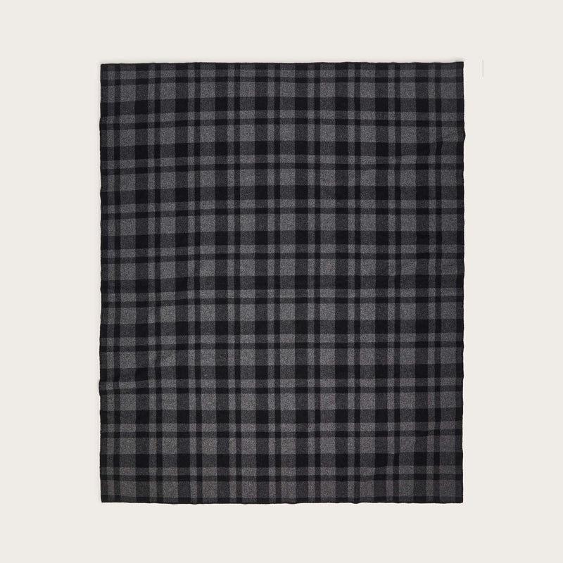 Mackinaw wool  blanket by Filson | Charcoal black (Gray)