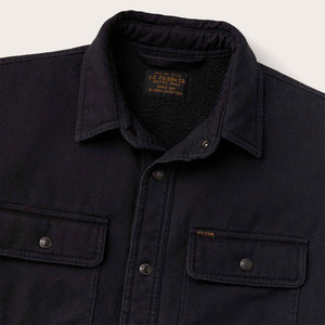 Fleece lined jac-shirt by Filson | Dark navy (Blue)