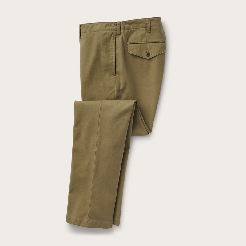 Draftsman canvas pants by Filson | Faded olive (Beige)