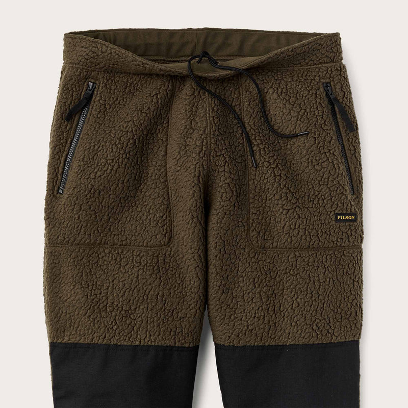 Sherpa fleece pants by Filson | Root (Brown)