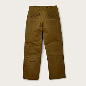 Insulated tin cloth pants by Filson | Dark tan (Beige)