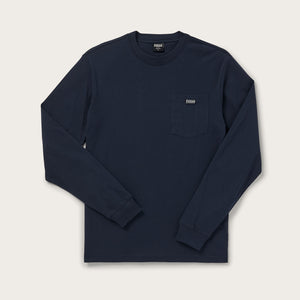 Long sleeve ranger pocket t-shirt by Filson | Harbor blue (Blue)