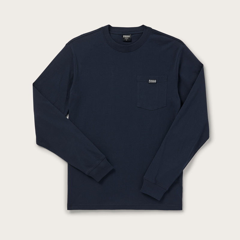 Long sleeve ranger pocket t-shirt by Filson | Harbor blue (Blue)