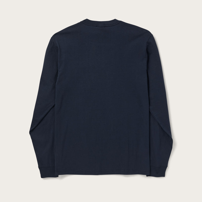 Long sleeve ranger pocket t-shirt by Filson | Harbor blue (Blue)